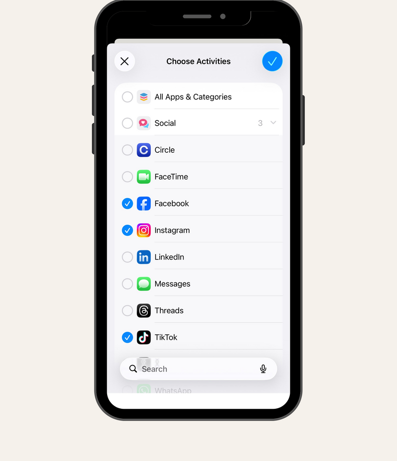 Glowlock screen to choose which apps pull you in most